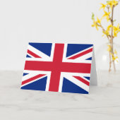 Carte Royaume-Uni (British Flag) (Union Jack) (Royaume-U (Fleur jaune)