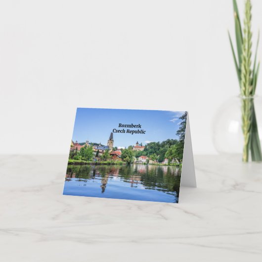 Carte Rozmberk, République tchèque, (Devant)