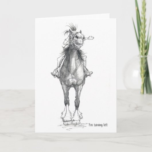 Carte RS01 "Signaux routiers équestres" (Devant)