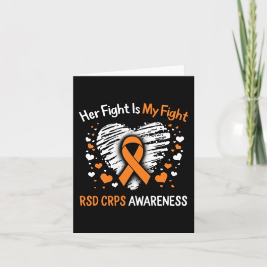 Carte RSD CRPS Sensibilisation Son Combattre Le Complexe (Devant)