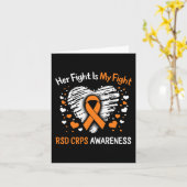 Carte RSD CRPS Sensibilisation Son Combattre Le Complexe (Fleur jaune)