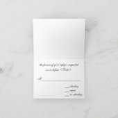 Carte RSVP (Intérieur)