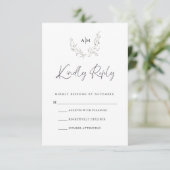 Carte RSVP (Debout devant)