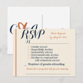 Carte RSVP (Devant / Derrière)