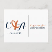 Carte RSVP (Dos)