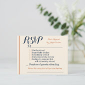 Carte RSVP (Debout devant)