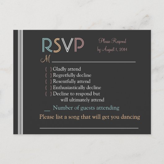 Carte RSVP (Devant)