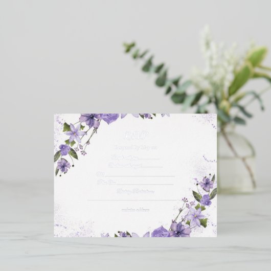 Carte RSVP (Debout devant)