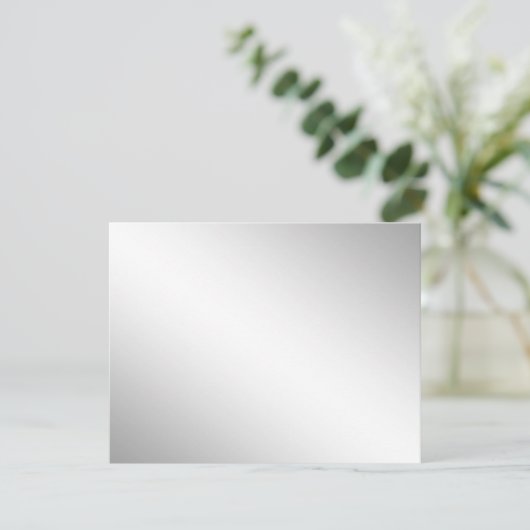 Carte RSVP 311-Argent Divine Hydrangea (Debout devant)