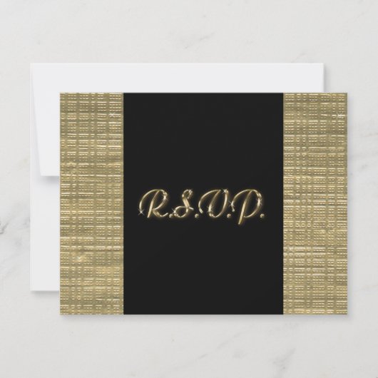 Carte RSVP 50 Anniversaire (Devant)