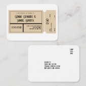 Carte RSVP à thème (Devant / Derrière)