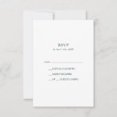 Carte RSVP Abstraite colorée (Devant)