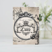 Carte RSVP Amour Inconditionnel (Debout devant)