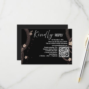 Carte RSVP Arch Serenity Black Premium