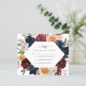 Carte RSVP automne | Budget (Debout devant)