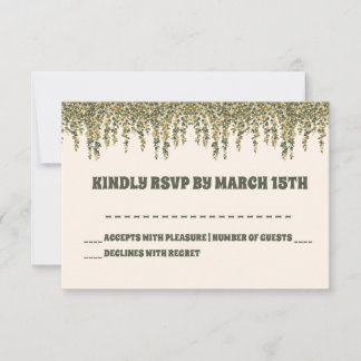 Carte RSVP Baby shower Neutre Genre Little Fungi
