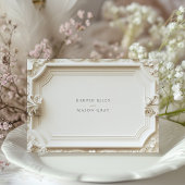 Carte RSVP baroque pour Mariage