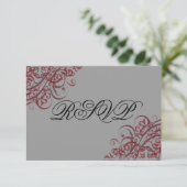 Carte RSVP Baroque RSVP (Debout devant)