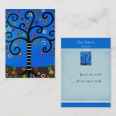 Carte RSVP Bat mitzvah à barres (Devant / Derrière)