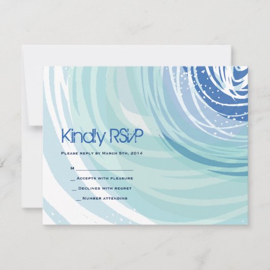 Carte RSVP Bat mitzvah de la barre de SKI (Devant)