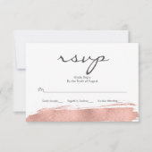 Carte RSVP Bat mitzvah rose Gold (Devant)