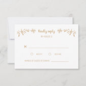 CARTE RSVP BEIGE OTOMI MEXICAN (Devant)