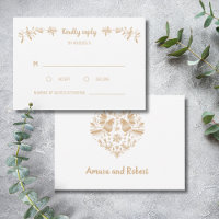 CARTE RSVP BEIGE OTOMI MEXICAN