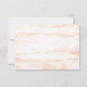 Carte RSVP Blush Pink Quinceañera (Dos)