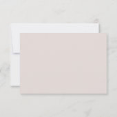 Carte RSVP Blush Romance (Dos)