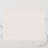 Carte RSVP Blush rose Gold Foil (Verso)