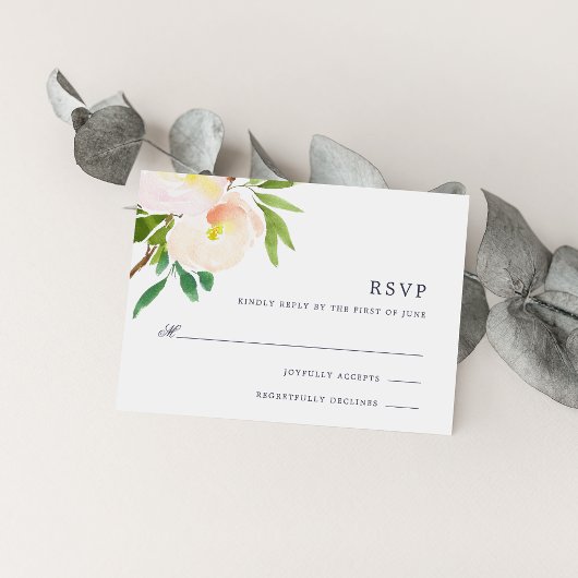 Carte RSVP Blush Spring