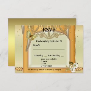 Carte RSVP Bohemian Retro Dreamcatcher Wedding