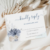 Carte RSVP Boho chic Beach Destination Wedding
