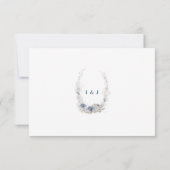 Carte RSVP Boho chic Beach Destination Wedding (Dos)