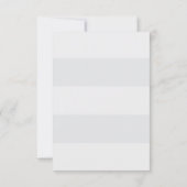 carte RSVP bois pour baby shower (Dos)