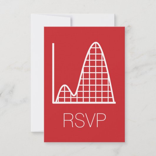 Carte RSVP Ça S'Additionne en Cerise (Devant)
