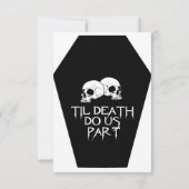 Carte RSVP café (noir) (Dos)