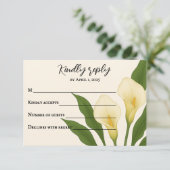 Carte RSVP Callas Whispering (Debout devant)