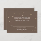 Carte RSVP Caprice Lucioles (Devant / Derrière)