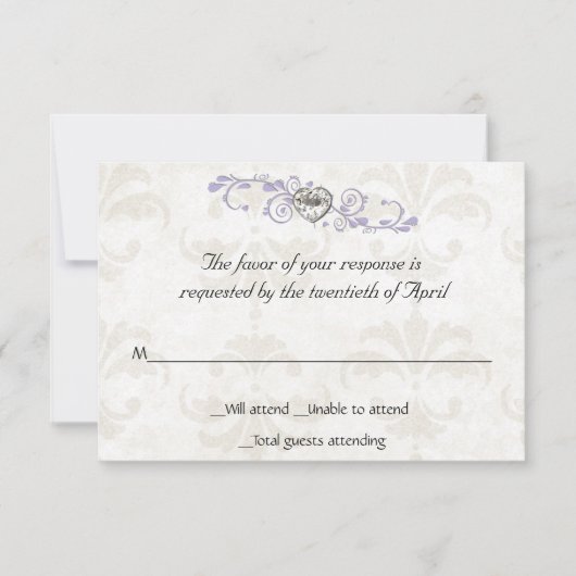 Carte RSVP Carburant Diamond (Devant)