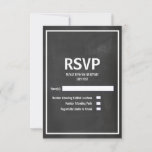 Carte RSVP Chalkboard Chalk<br><div class="desc">Carte RSVP Chalkboard Chalk</div>