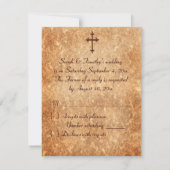 Carte RSVP Christian Agé Iron Cross (Dos)