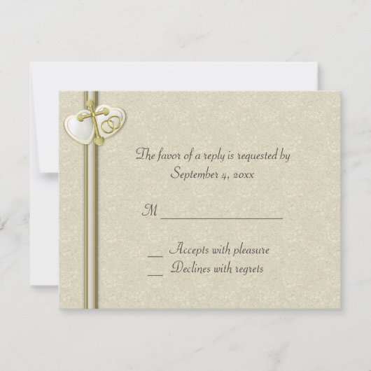 Carte RSVP Christian Wedding (Devant)