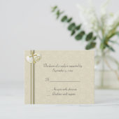 Carte RSVP Christian Wedding (Debout devant)