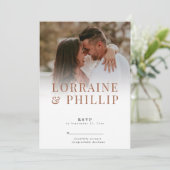 Carte RSVP chromatique (Debout devant)