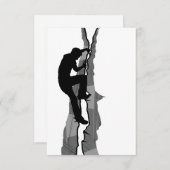 Carte RSVP Climber Bouldering (Devant / Derrière)