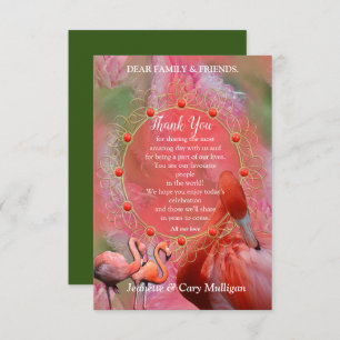 Carte RSVP Coral, Grass & Peony-rose Blooms