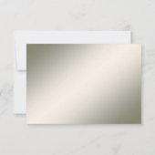 Carte RSVP couleur or blanc (Dos)