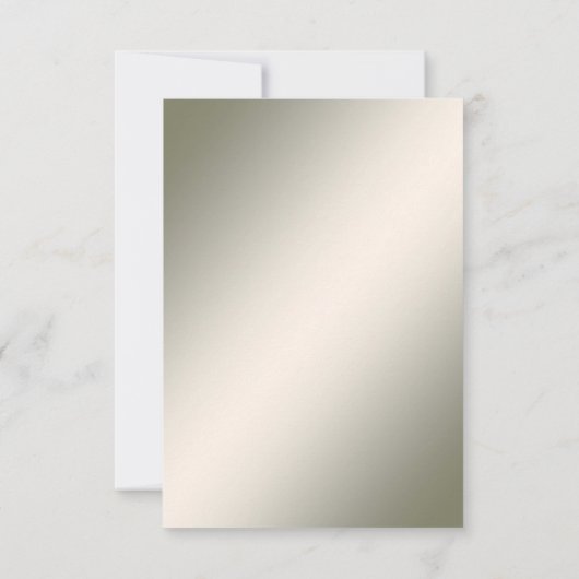 Carte RSVP couleur or blanc (Dos)