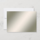 Carte RSVP couleur or blanc (Dos)